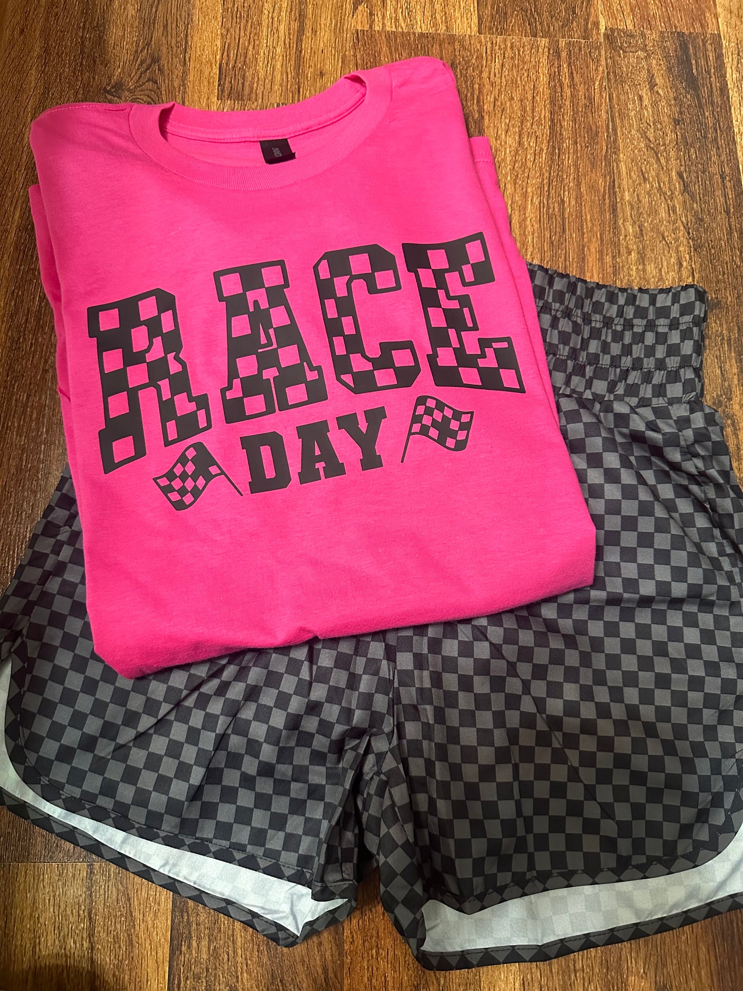 Pink Race Day Tee