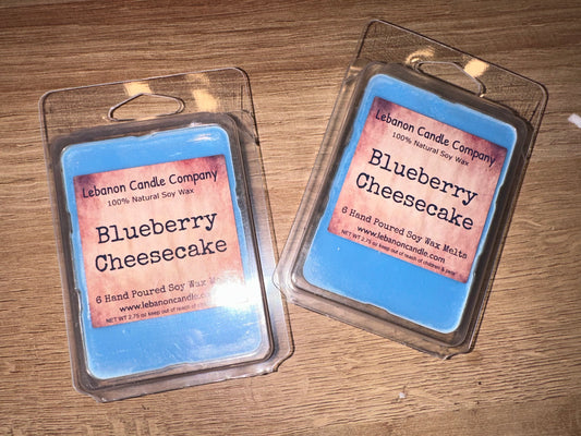 Blueberry Cheesecake Hand Poured Natural Soy Wax Melts