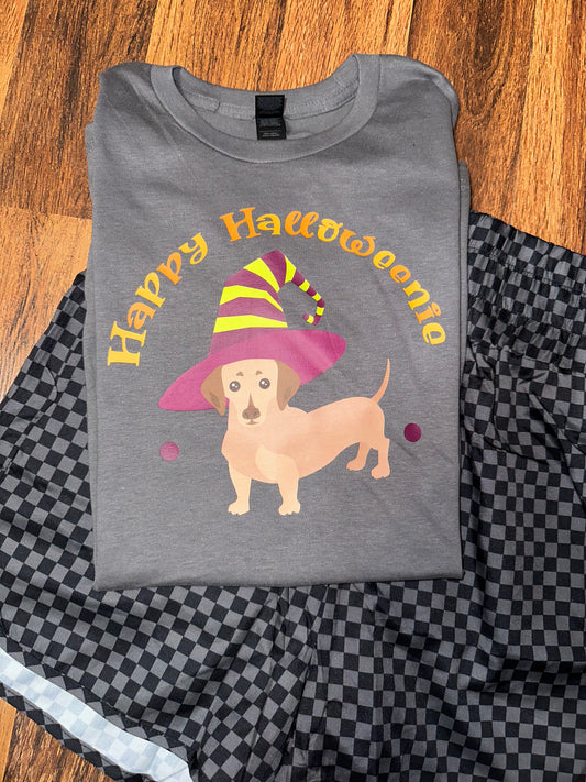 Happy Halloweenie Graphic Tee