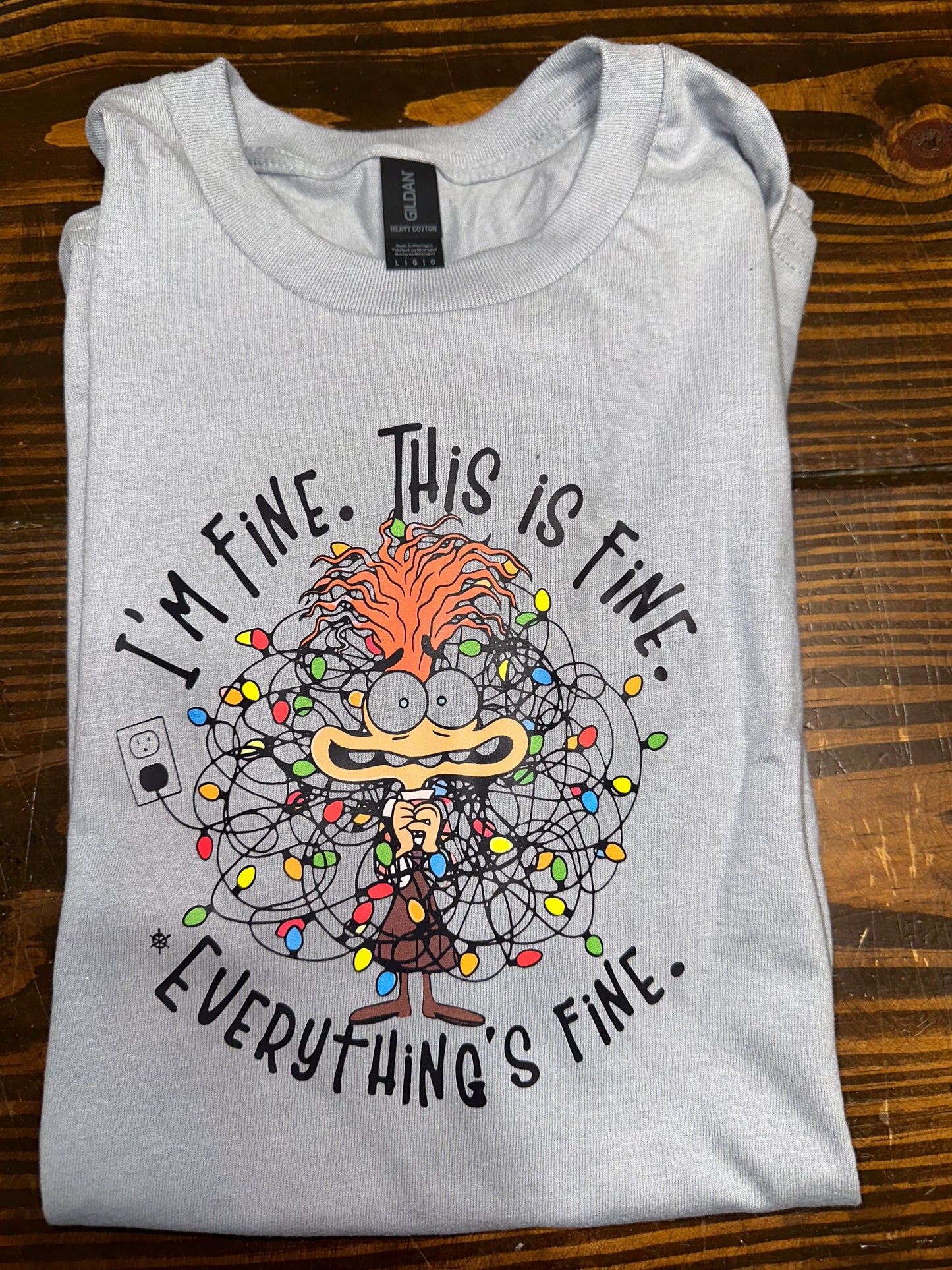 Everything is fine graphic tee