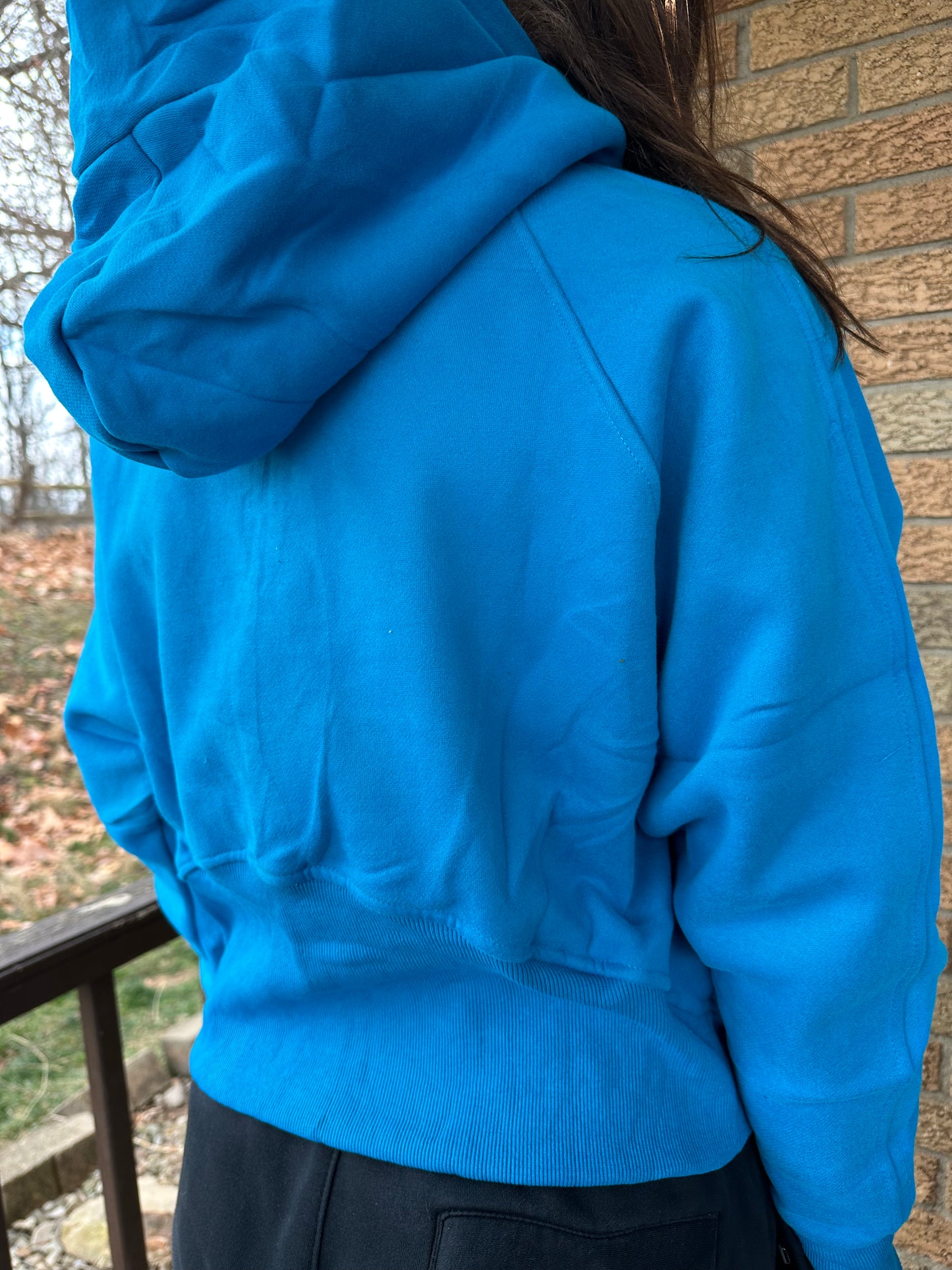 Cozy Up to You Hoodie In Blue